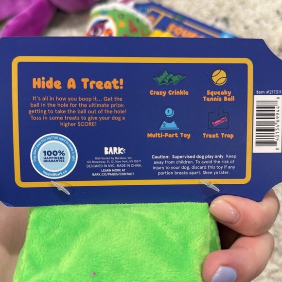 NWT Bark Box Arcade Themed Multi Sensory Toys 0-20lbs S - Picture 7 of 7